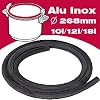 Seb - 790138 - Joint 10 � 18L - Alu/Inox - Autocuiseur �trier