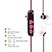 Bluetooth Headset, Basstyle Wireless Bluetooth Headphones 4.1 with Microphone Sporty Earphone In-ear w/ Magnet Attraction Earbuds for Apple iPhone iPod iPad iMac Macbook and Android (TB-1019CF Red)
