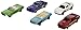 Hot Wheels, 2015 HW City, Mustang 50th 5-Pack [2010 Mustang GT, '63 Mustang II Concept, 65 Mustang, 69 Mustang, and Mustang Fastback]