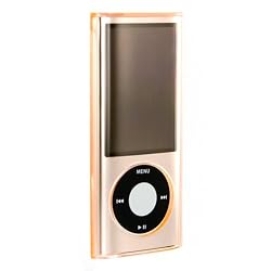 (5 Color Option) iPod Nano 5th Generation 5G clear crystal hard case with 5th Gen screen protector, clear hard screen cover with MiniSuit Mp4 Cover