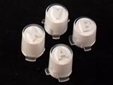 White ABXY buttons for Xbox 360 controller (A B X Y) Custom mod