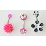 14g Surgical Steel Belly Rings