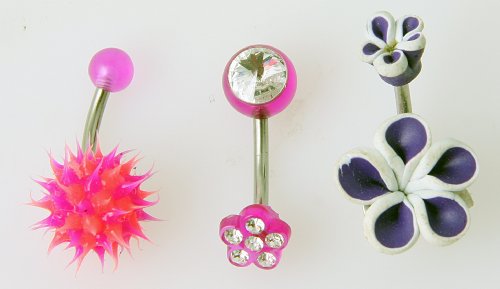 14g Surgical Steel Belly Rings