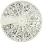Nail Art MoYou Silver Moon Rhinestone...
