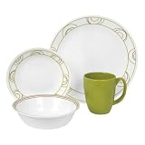 CorelleLivingwareHoolaHoops16-PieceDinnerwareSet,Servicefor4