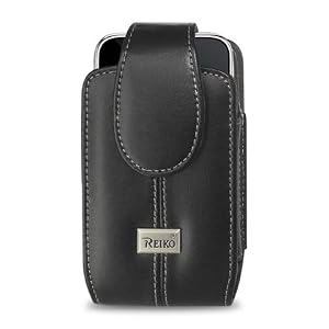 Leather Pouch Protective Carrying Cell Phone Case for Apple iPhone 4 16GB 32GB / 3GS - 16GB 32GB 3G - 8GB / Garmin Asus Garminfone / HTC myTouch (2010) T-Mobile HTC Hero / Huawei Ascend Cricket/ LG Optimus T T-Mobile Optimus S Sprint / Motorola Droid 2 (Global) Verizon Milestone XT720 Droid 2 / Nokia E72/ PCD Razzle TXT8030 Pantech Ease Laser AT&T / Samsung Craft SCH-R900 MetroPCS R350 / Sharp FX / Sony Ericsson Aspen - Black