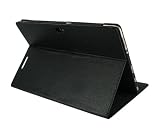ROOCASE DUAL-VIEW MULTI ANGLE (BLACK) LEATHER