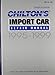 Import Car Repair Manual 1995-1999
