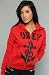 Obey The Anchors Away 2 Hoody in Red hood ,Sweatshirts for Women