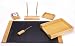 Majestic Goods Office Supply Desk Set, Oak Wood 6 Piece (W418)