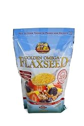 Premium Gold Pre-Ground Flax Seed, True Cold Milled, 24-Ounce Pouches (Pack of 12)