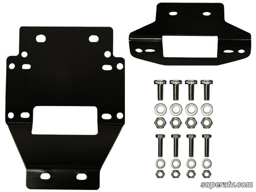 #1285 POLARIS RZR XP 900 WINCH MOUNTING PLATE