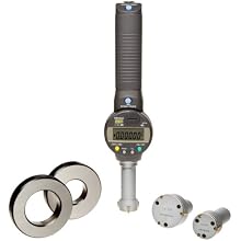 Mitutoyo 568-978-10 Borematic LCD Bore Gauge Interchangeable Head Set, 1-2"/25.4-50.8mm Range, 0.00005"/0.001mm Graduation, +/-0.0003"/0.007mm Accuracy