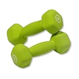 Pair of 3lb. Neoprene Dumbbells - Green