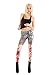 Faux Real Women's Zombie Costume Leggings, Multicolor, Medium