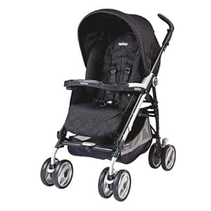 Peg-Perego 2011 Pliko P3 Compact Stroller Pois Black