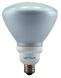 Verilux CFSR40VLX 23 Watt Flood Compact Spiral Global Cooling Natural Spectrum Fluorescent Bulbs, Single Pack