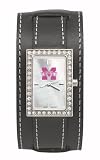 Mississippi State Bulldogs Women's Black Leather Starlette Watch
