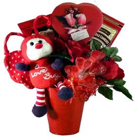 Love Bug Chocolate and Candy Bouquet - A Great Valentines Day Gift!