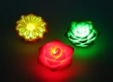 Floating Flower Petal Lights for Backyard Ponds