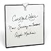 Place Tile Design 7-Inch Square Martini Tile with Pen, White