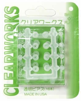 クリアワークス(使い捨てピアス) フラットボール フルムーン