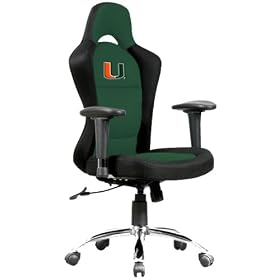 University Miami Hurricanes Bucket Seat Office Chair