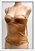 Apparel : Venus $85 Satin Gold Brown Strapless Bustier #3340 sz 34A 36A