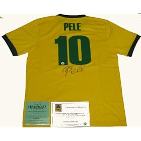 PELE SIGNED BRAZIL SHIRT