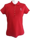 Angels Womens Polo Shirt - Anaheim Angels Remarkable Polo by Antigua