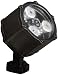 Kichler Lighting 15733BKT LED Accent Light 3-Light Low Voltage 60 Degree Wide Flood Light, Textured Black with Clear Tempered Glass