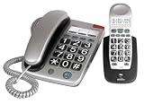 Review Binatone 005 0708 / Binatone Big Button DECT with Corded Additional Handset in Silver