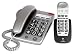 Binatone Big Button DECT with Corded Additional Handset in Silver