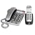 Binatone Big Button DECT with Corded Additional Handset in Silver