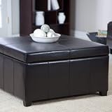 Cape Town Large Leather Storage Ottoman