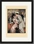 Black Framed/Matted Print 17x23, Not Here