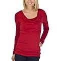 Mossimo&reg; Black Womens Cowl Neck Tee - Deep Love