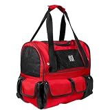Pet Carrier Crib in Red