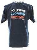 Fourstar Colour Type T-Shirt - Navy Small