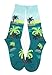 Aesthetinc Men Sunrise Sunset Oceanview Palm Tree Design Novelty Cotton Crew Socks L 1 Pair (Sunrise)