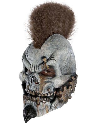 Child Punk Zombie Skeleton Robot 3/4 Vinyl Costume Mask