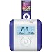 Ozaki iMini iPod FM Radio Alarm Clock Speaker Purple
