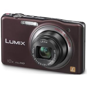 Panasonic Lumix DMC-SZ7EG-T Digitalkamera (14 Megapixel, 10-fach opt. Zoom, 7 cm (2,9 Zoll) Display, bildstabilisiert) chocolate