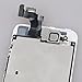 for iPhone 5 White LCD Display Touch Screen Glass Digitizer Assembly With Spare Parts (Home Button & Camera & Flex Cable Sensor)