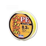 ダイワ(Daiwa) PEハナカン糸 イエロー 0.3号-12m 04603941