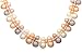 Sterling Silver Dyed Pastel Freshwater Cultured Woven Pearl Necklace, 16.5" Sterling Silver Dyed Pastel Freshwater Cultured Woven Pearl Necklace, 16.5"