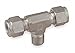 Parker 316 Stainless Steel Compression x MNPT Male Branch Tee, 3/8" Tube Size