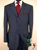 **NEW VALENTINO MADE IN ITALY AUSTRALIAN WORSTED WOOL / SILK**2009 SIGNATURE COLLECTION MEN SUIT**Best Deal For Mens Suits**100% Worsted Wool / Silk**Super 150'S**Hand Tailored**Three Button Flat Front Pants**A Perfect Suit At Lowest Online Price**Canvas Front**FOR YEAR ROUND USE**NAVY BLUE