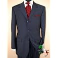 **NEW VALENTINO MADE IN ITALY AUSTRALIAN WORSTED WOOL / SILK**2009 SIGNATURE COLLECTION MEN SUIT**Best Deal For Mens Suits**100% Worsted Wool / Silk**Super 150'S**Hand Tailored**Three Button Flat Front Pants**A Perfect Suit At Lowest Online Price**Canvas Front**FOR YEAR ROUND USE**NAVY BLUE