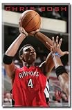 Toronto Raptors Chris Bosh NBA Art Poster Print 22x34